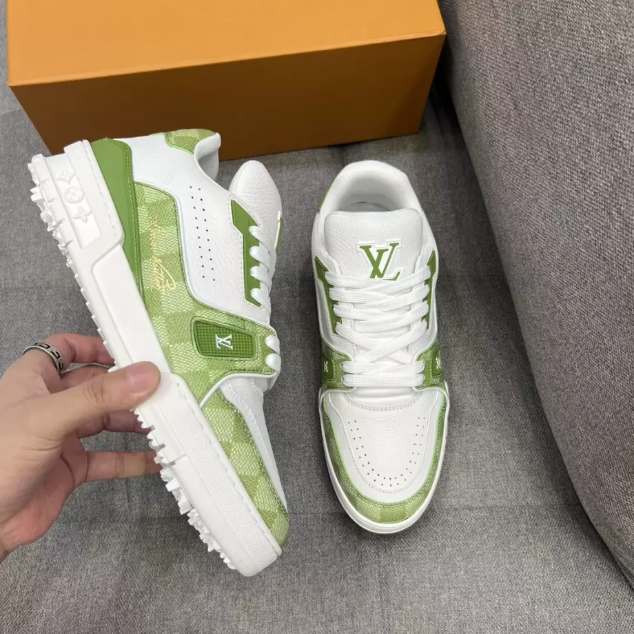 LV Trainer Sneaker Green Damier Canvas - LSVT257