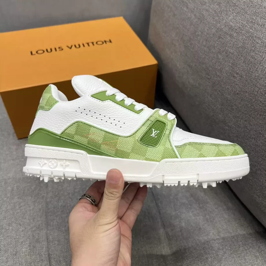 LV Trainer Sneaker Green Damier Canvas - LSVT257