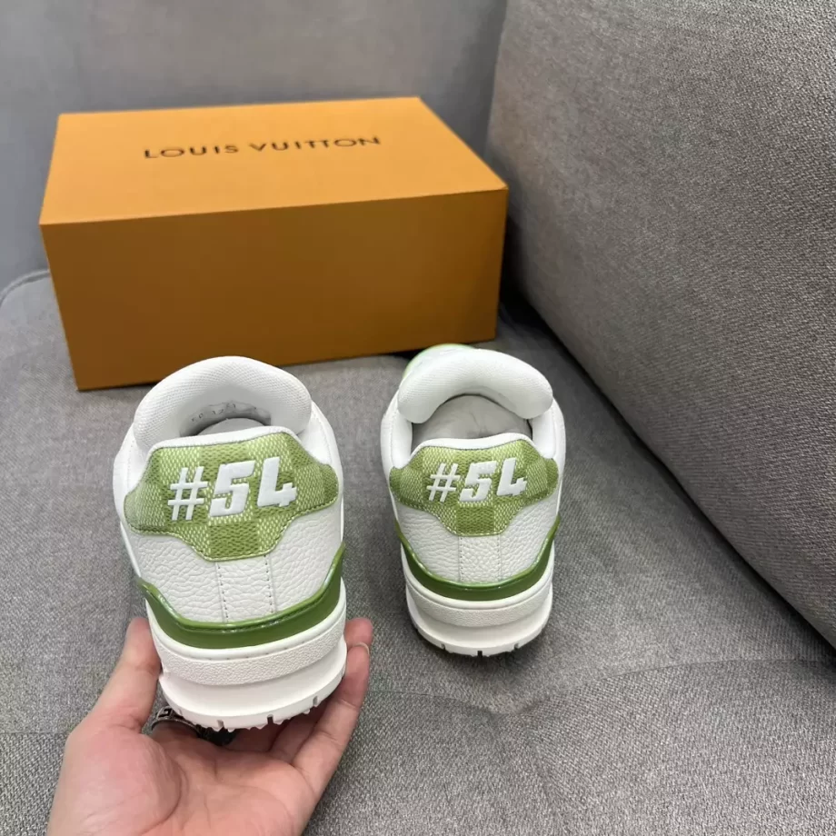 LV Trainer Sneaker Green Damier Canvas - LSVT257