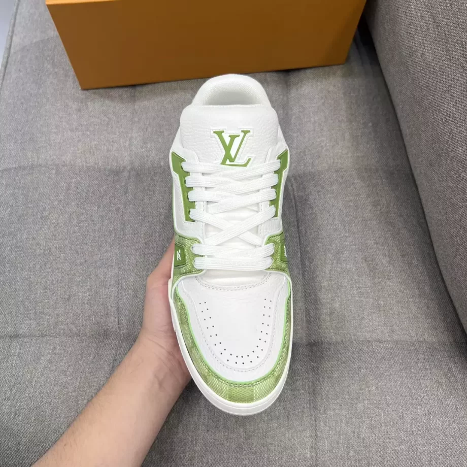 LV Trainer Sneaker Green Damier Canvas - LSVT257