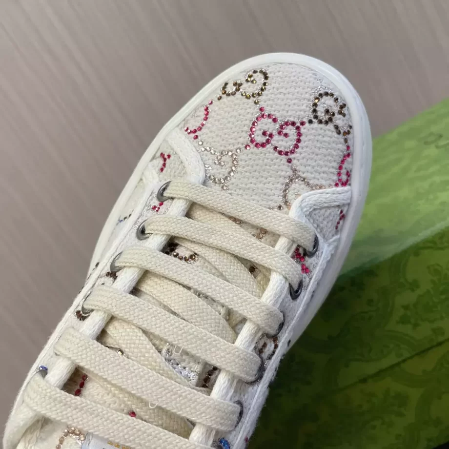 Women's GG Sneaker Off White Canvas - GCC214