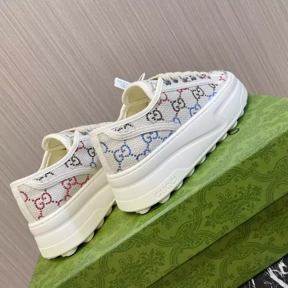 Women's GG Sneaker Off White Canvas - GCC214