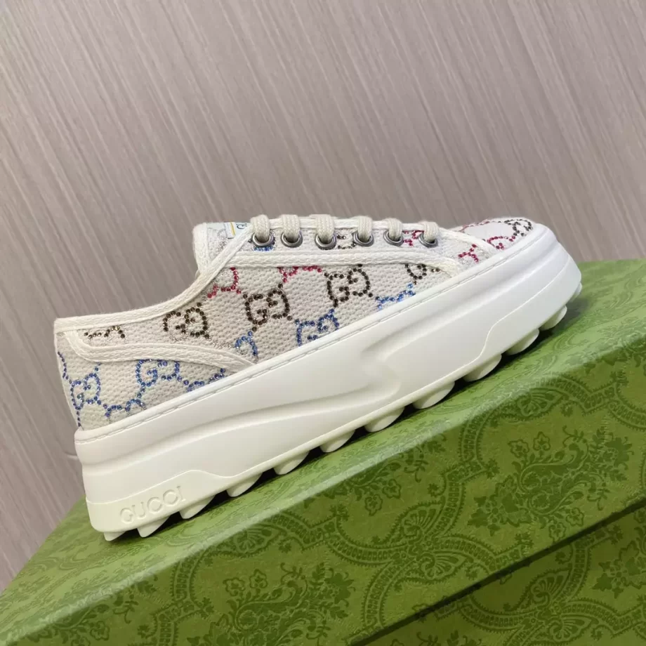 Women's GG Sneaker Off White Canvas - GCC214