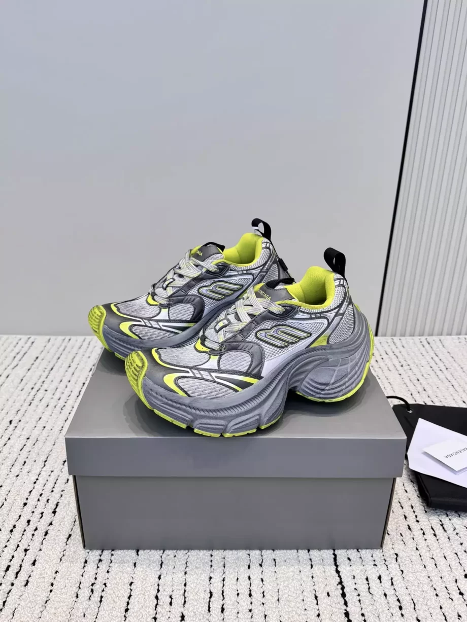 Balenciaga Men's 10XL Sneaker in Grey/Yellow - BB272