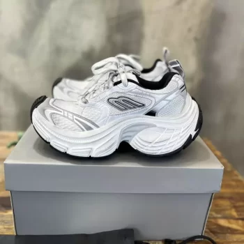 Balenciaga Men's 10XL Sneaker in White/Black/Gris - BB269