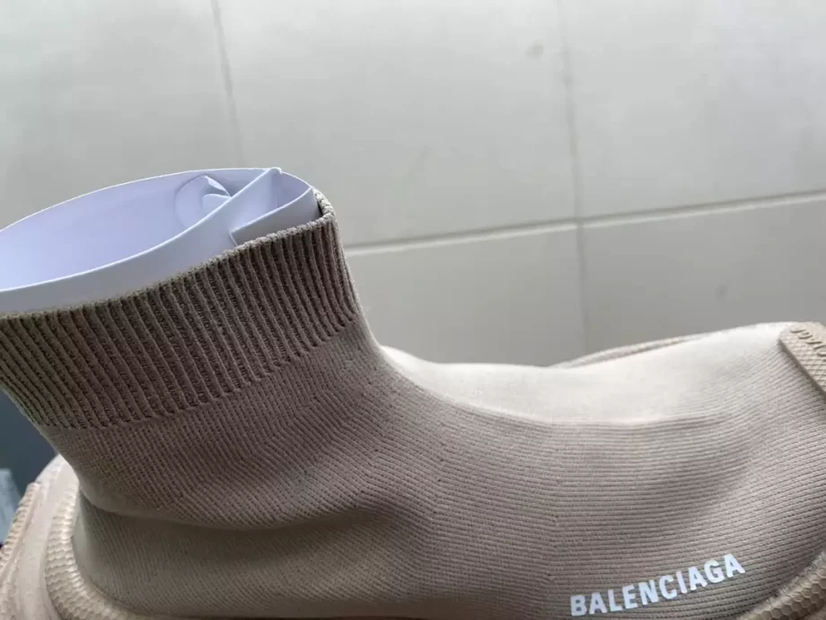 Balenciaga Men's 3XL Sock Recycled Knit Sneaker in Beige - BB290