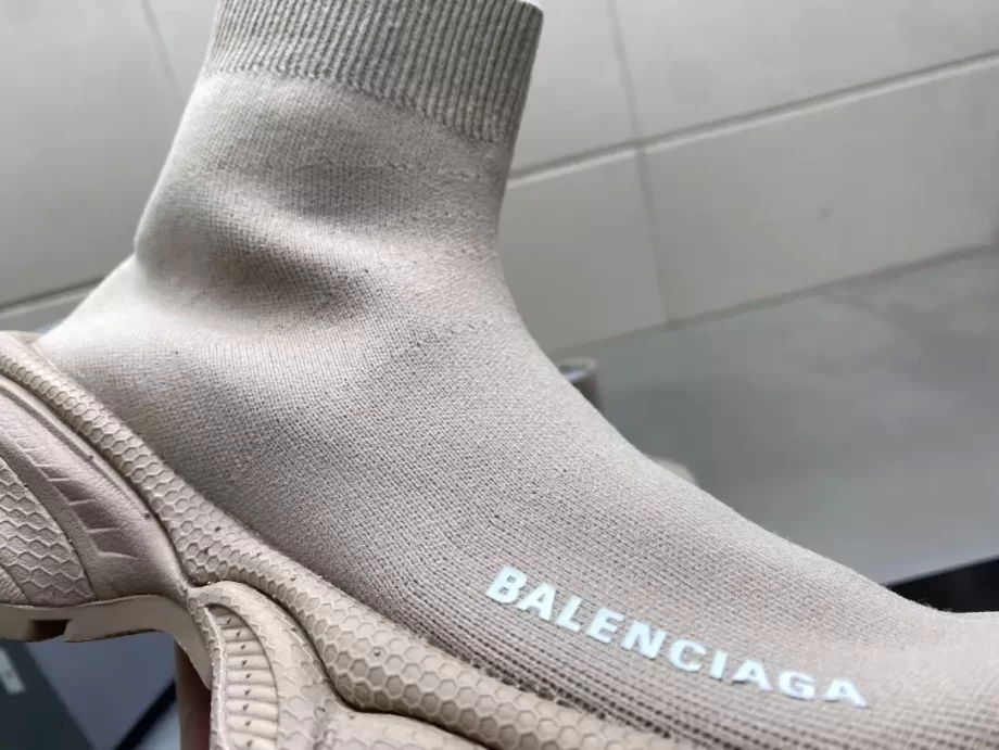 Balenciaga Men's 3XL Sock Recycled Knit Sneaker in Beige - BB290