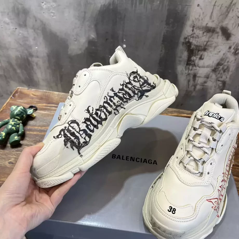 Balenciaga Women's Triple S Sneaker Diy Metal - BB276