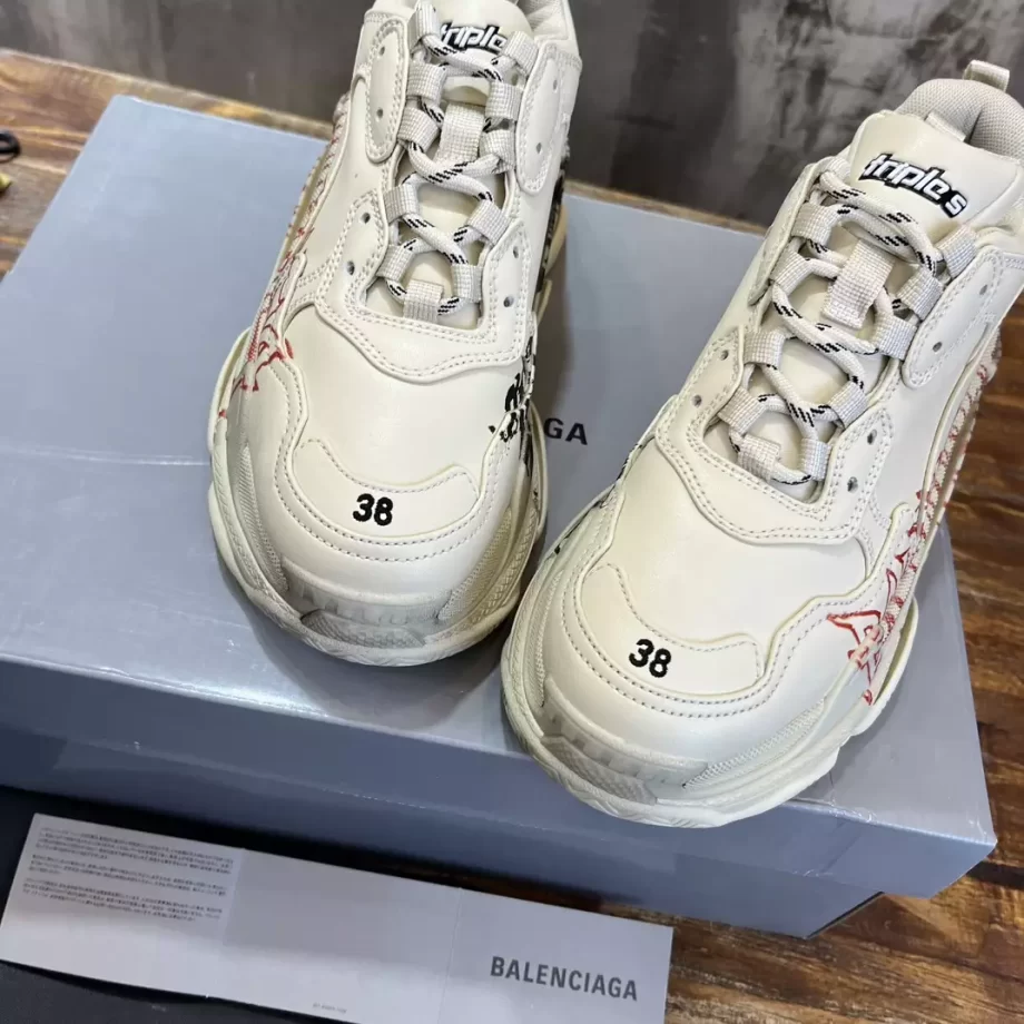 Balenciaga Women's Triple S Sneaker Diy Metal - BB276