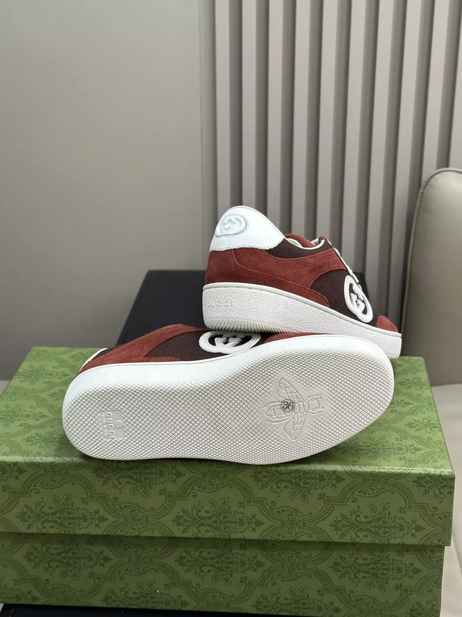 Gucci Interlocking G Sneaker Bordeaux Suede