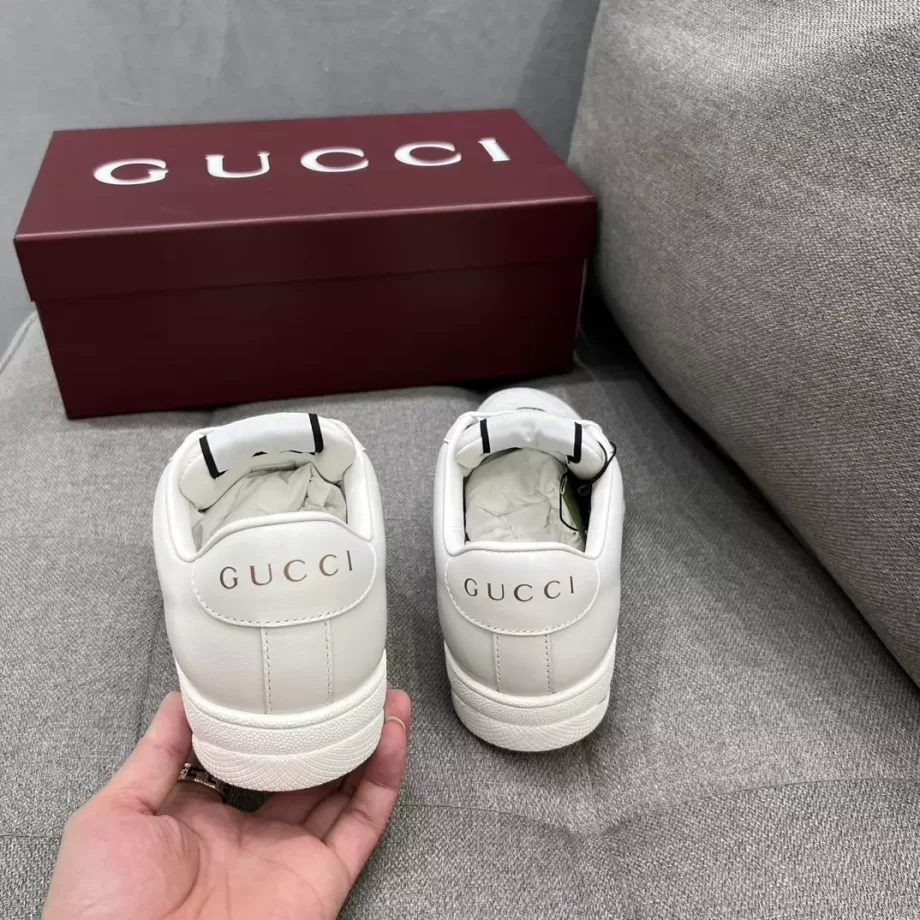 Gucci Screener Sneaker White Leather - GCC222