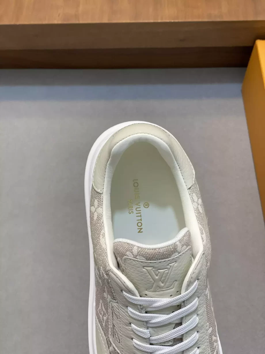 LV Beverly Hills Sneaker Beige Monogram Denim - LSVT267