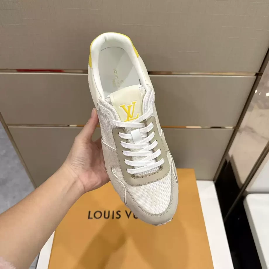 LV Run Away Sneaker Taupe Brown Monogram Jacquard and Suede – LSVT269