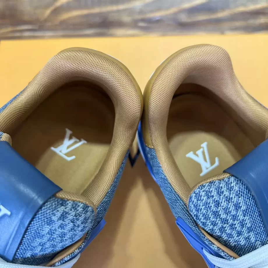 LV Trainer Sneaker Blue Damier 3D Denim - LSVT271