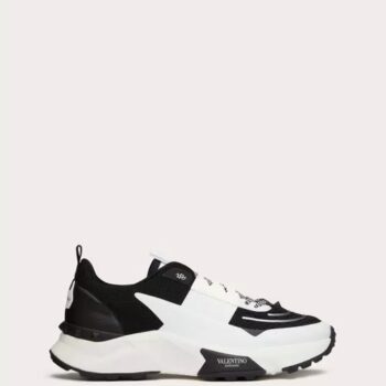 Valentino True Act Low Top Sneaker in Mesh and Rubberized Fabric - VLS075