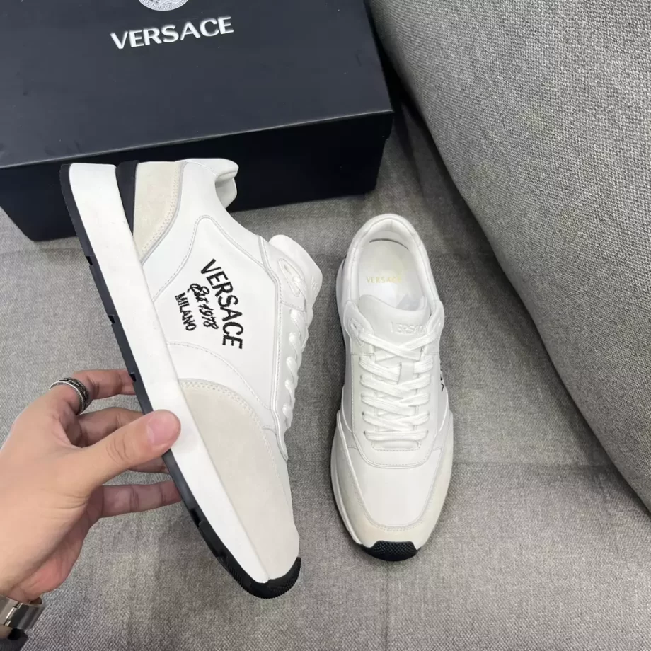 Versace Milano Runner Sneakers White - VSC048