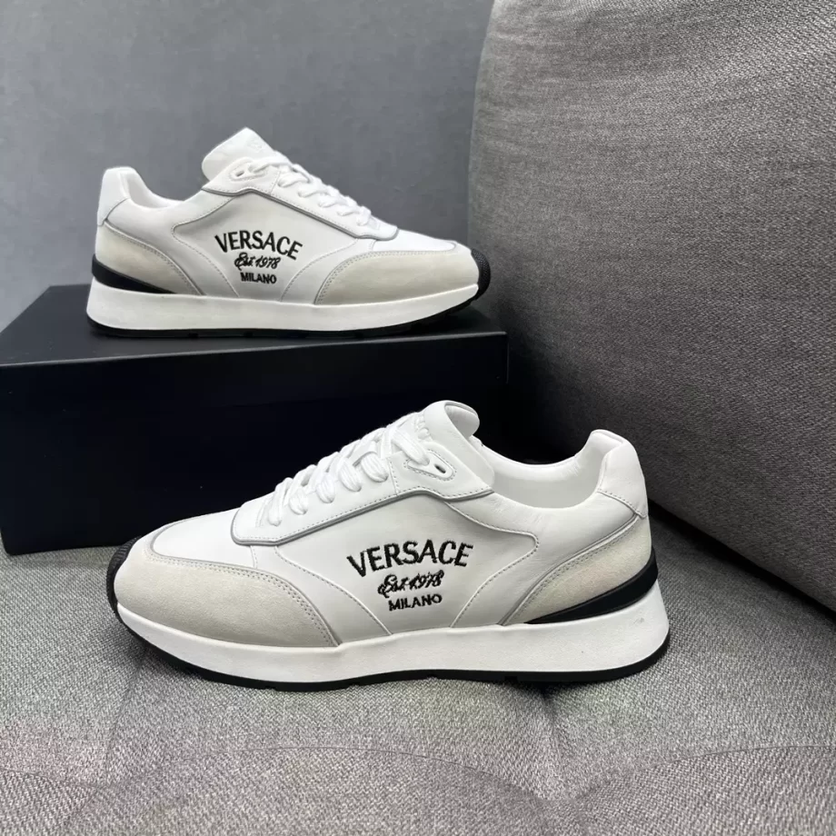 Versace Milano Runner Sneakers White - VSC048