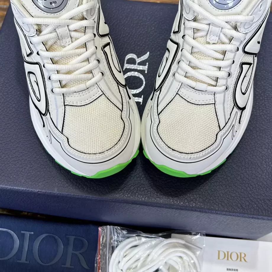 B30 Sneaker Cream Mesh and Technical Fabric - CDO143