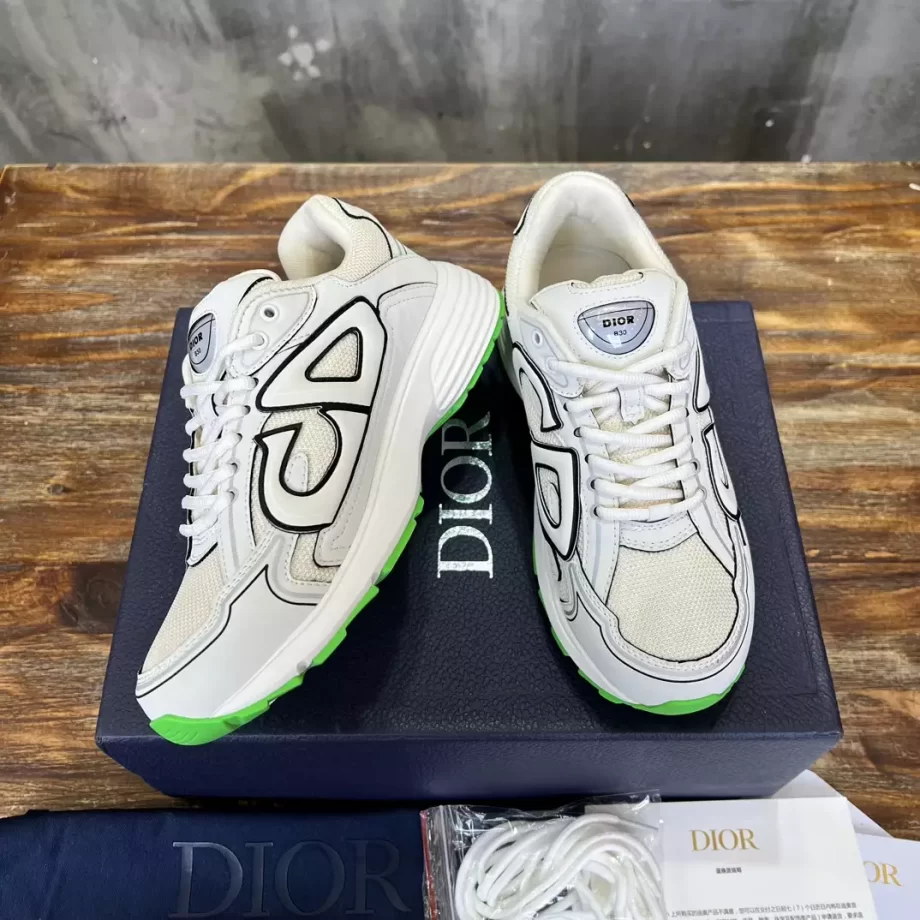 B30 Sneaker Cream Mesh and Technical Fabric - CDO143