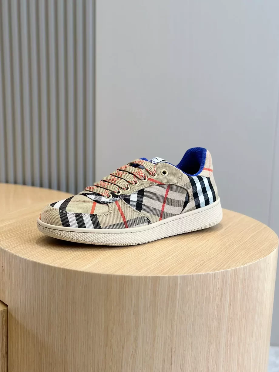 Burberry Check Terrace Sneakers in Sand - BBR61