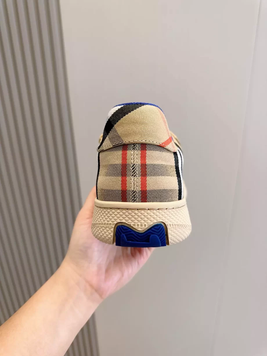 Burberry Check Terrace Sneakers in Sand - BBR61