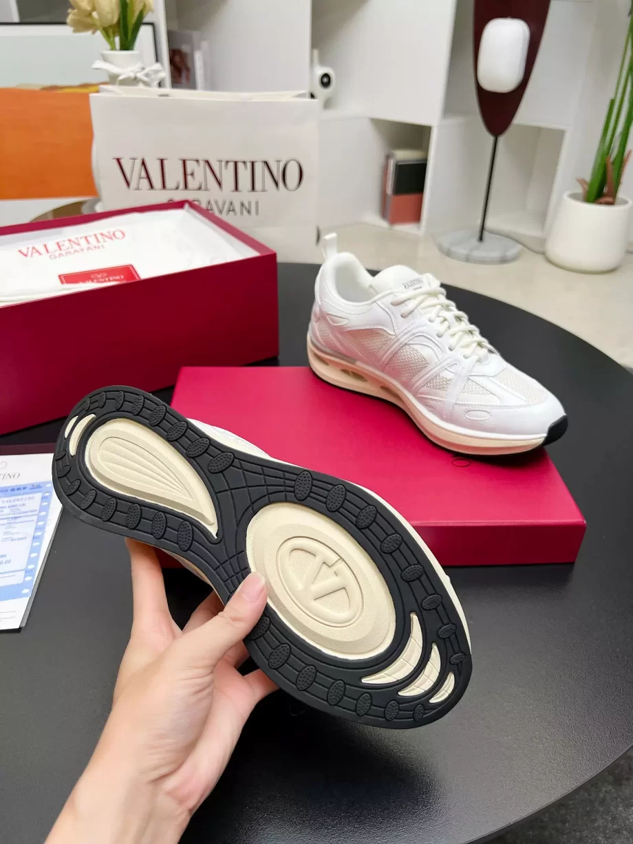 Valentino Vlogo Easyjog Low Top Sneaker in Calfskin And Fabric - VLS086