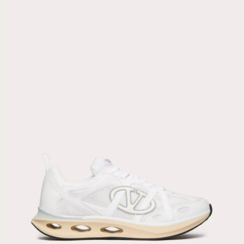 Valentino Vlogo Easyjog Low Top Sneaker in Calfskin And Fabric - VLS086