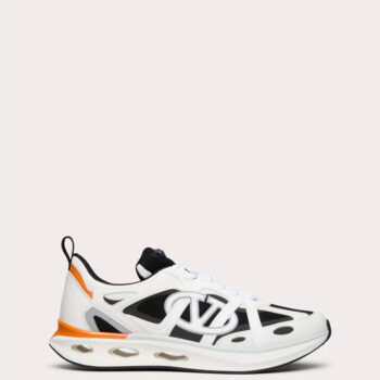 Valentino Vlogo Easyjog Low Top Sneaker in Calfskin And Fabric - VLS087